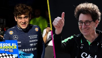 Franco Colapinto y Mattia Binotto