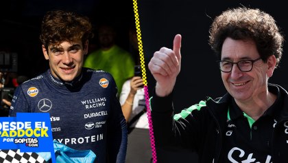 Franco Colapinto y Mattia Binotto