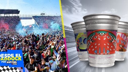 Vasos de aluminio: El plan del Gran Premio de México para reducir la contaminación