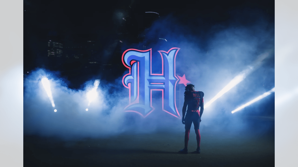 Así luce el uniforme de Texans con el rediseño de H-Town