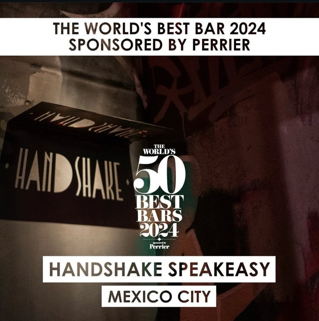 Handshake Speakeasy, el mejor del bar del mundo está en CDMX