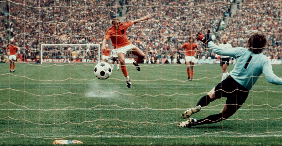 Johan Neeskens en al final de Alemania 1974