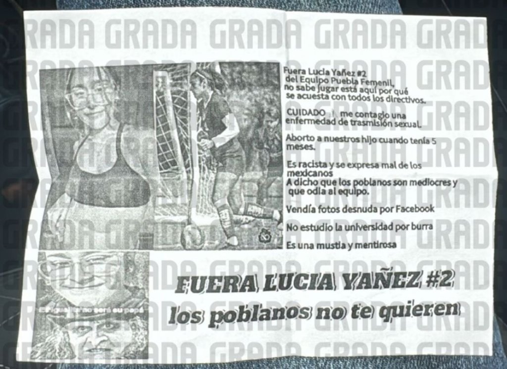 Lucía Yáñez Caso de acoso en el Puebla de la Liga MX Femenil