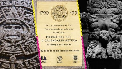 Lugares exactos donde están el Calendario Azteca y otros monolitos.