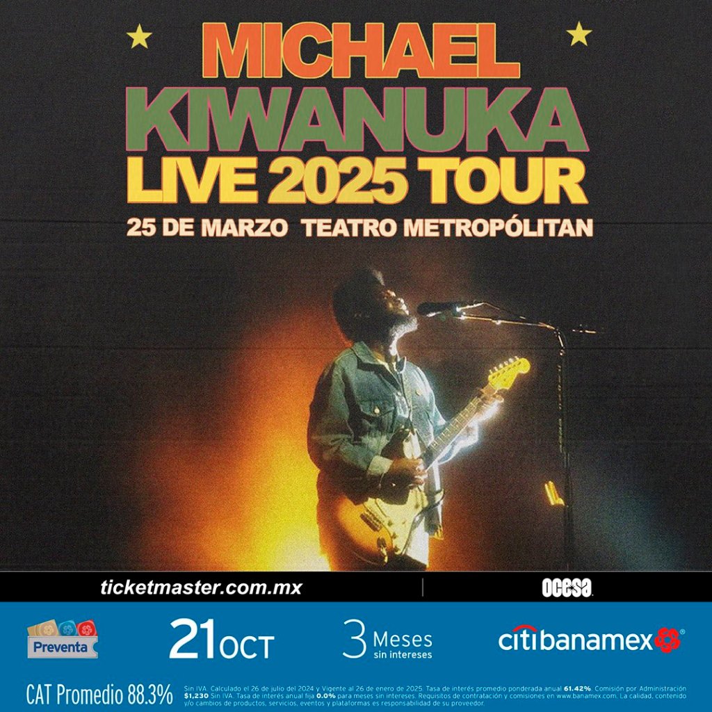 Michael Kiwanuka anuncia su primer concierto en México: Fecha, lugar, boletos y más detalles