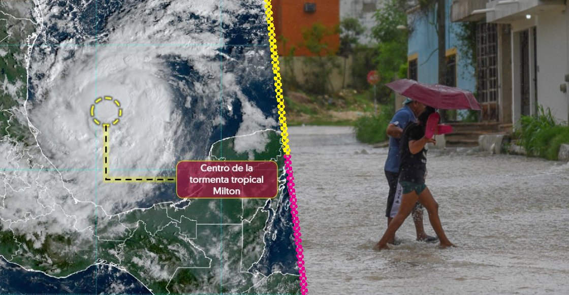 Milton ya es tormenta tropical: ¿Qué estados se verán afectados?