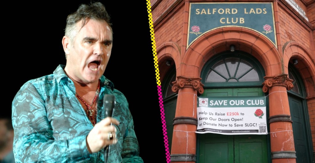 Morrissey dona 50 mil libras para salvar el 'Salford Lads Club' en Manchester