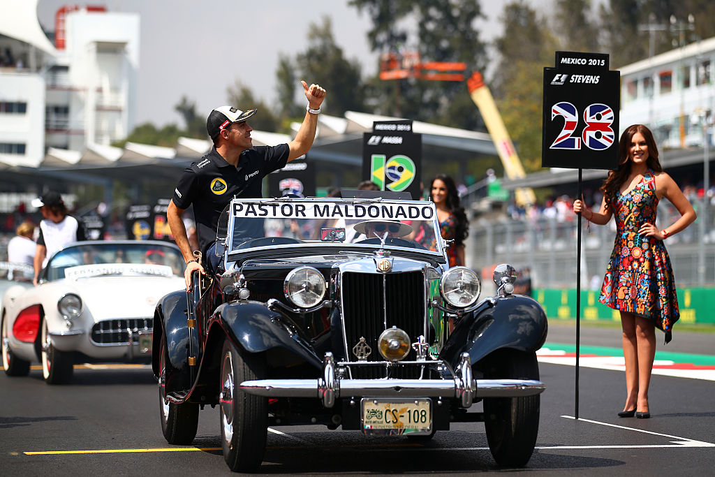 Pastor Maldonado en el GP de México