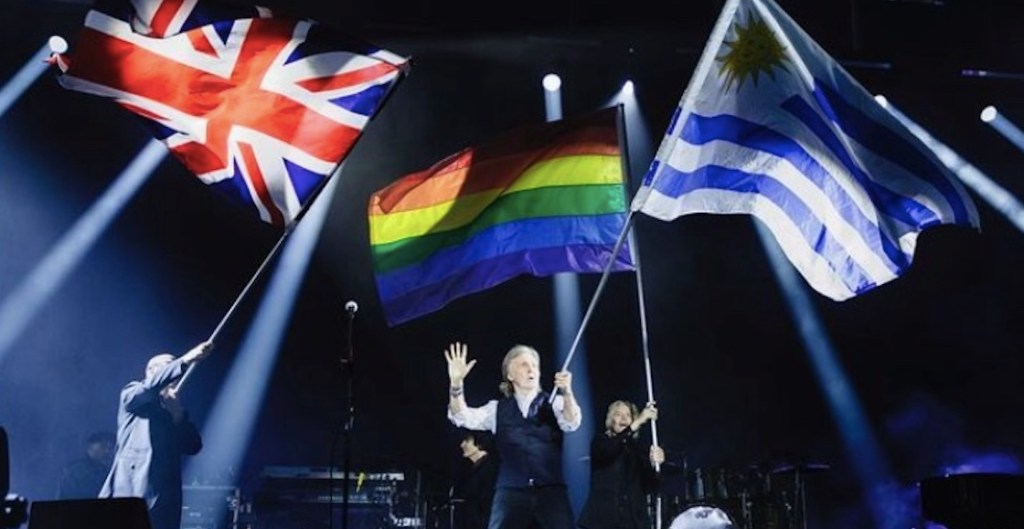 Paul McCartney en concierto en Uruguay 