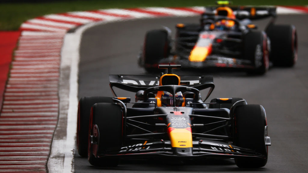 El RB20 de Max Verstappen y Checo Pérez