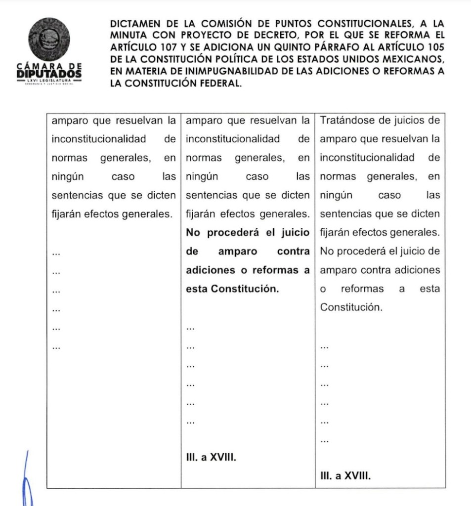 6 puntos de la polémica reforma que impide echar para atrás las reformas constitucionales