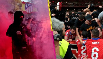 La sanción para el Atlético por los disturbios en el partido contra Real Madrid