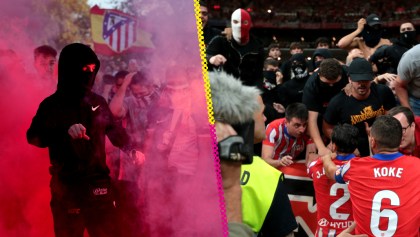 La sanción para el Atlético por los disturbios en el partido contra Real Madrid