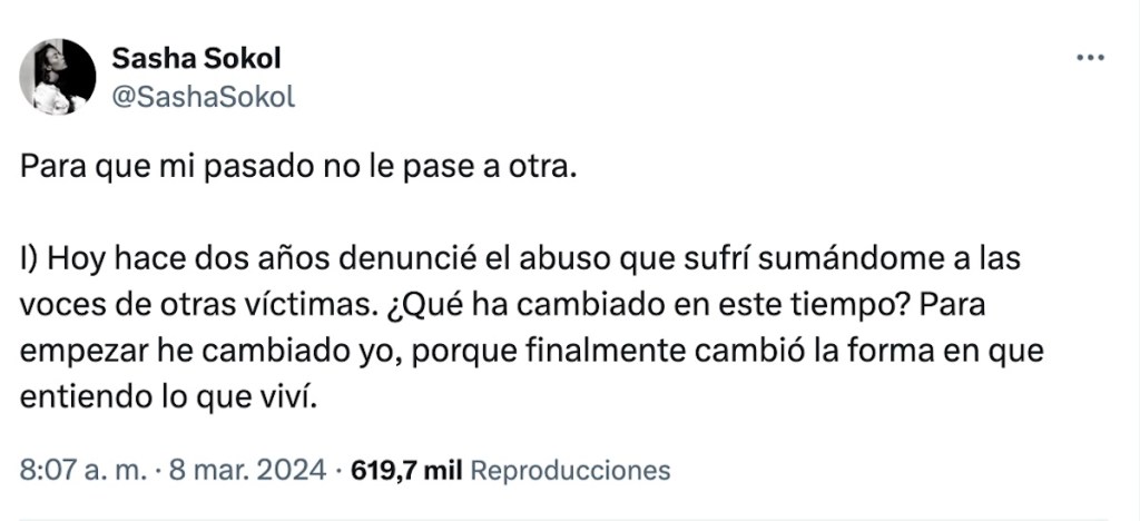 La importancia de que el caso de Sasha Sokol contra Luis de Llano por abuso llega a la Suprema Corte