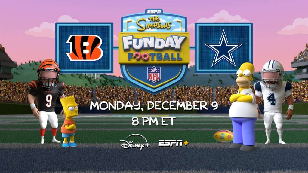 Cowboys Bengals Funday Football Los Simpson