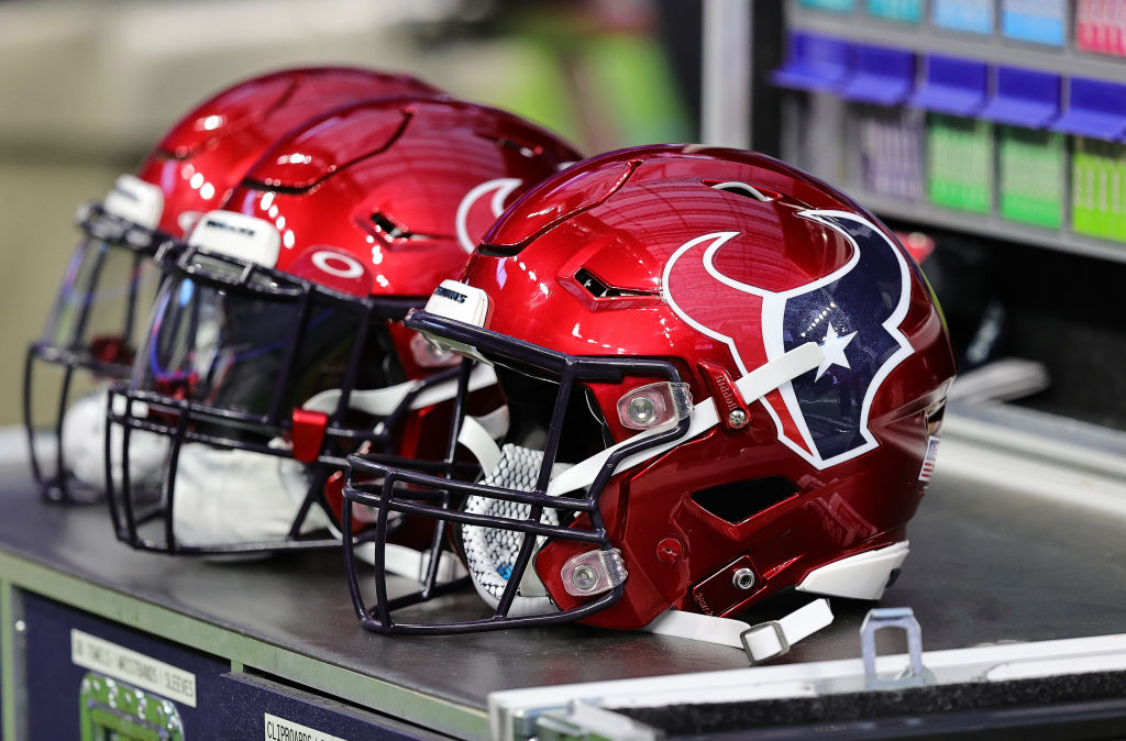 El casco "Battle Red" de Texans