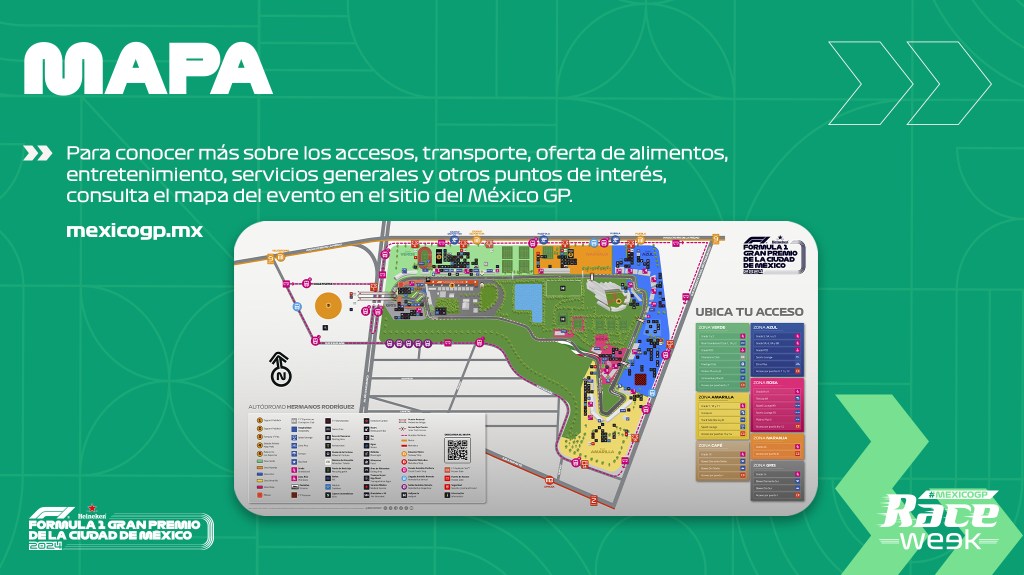 Transporte del Gran Premio de México