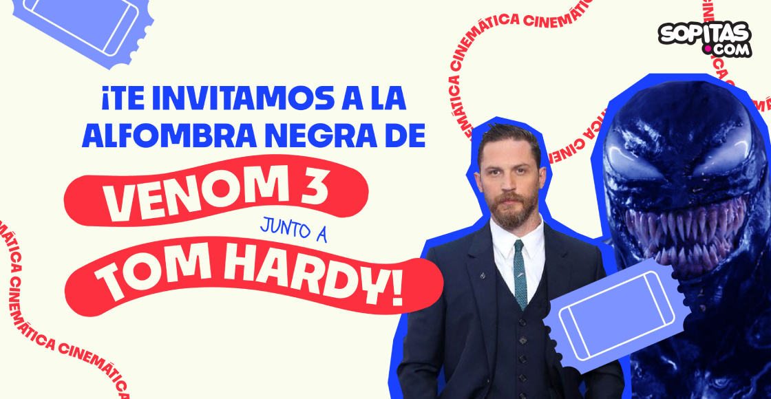 ¡Sopitas.com te regala boletos para el fan event de 'Venom: The Last Dance' con Tom Hardy!