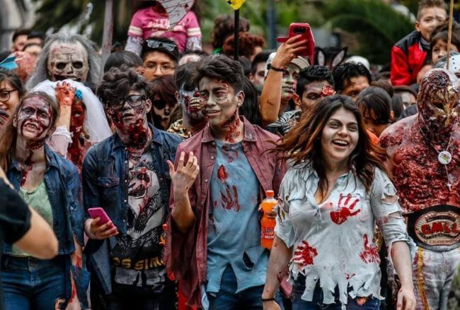 Zombies en el Centro Histórico