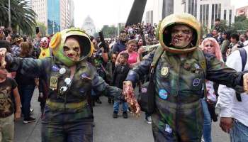 Zombies en el Centro Histórico