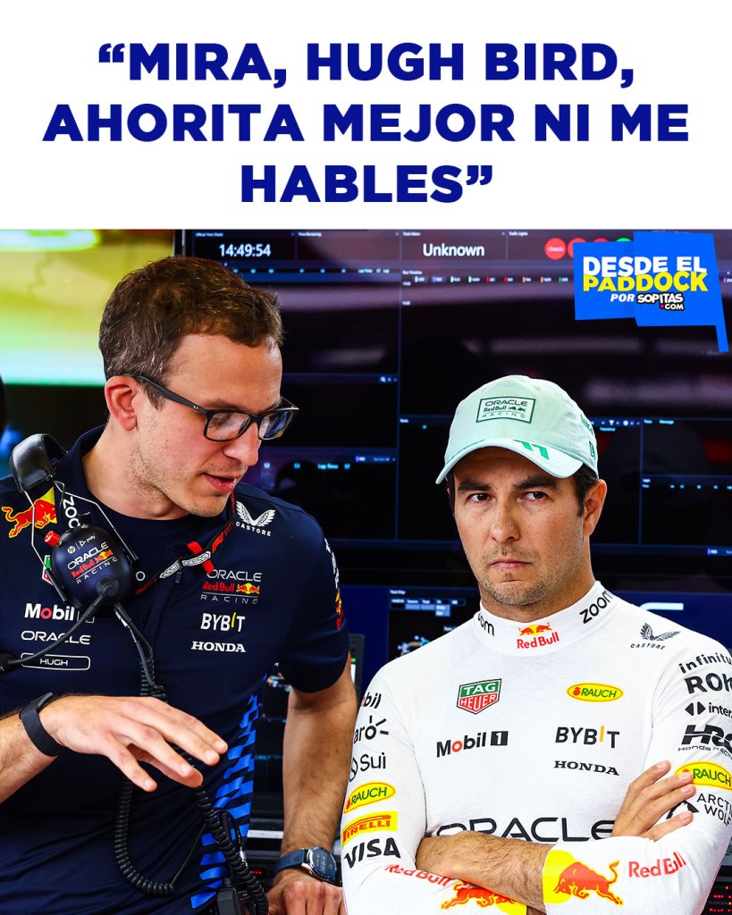 Checo Pérez y Hugh Bird