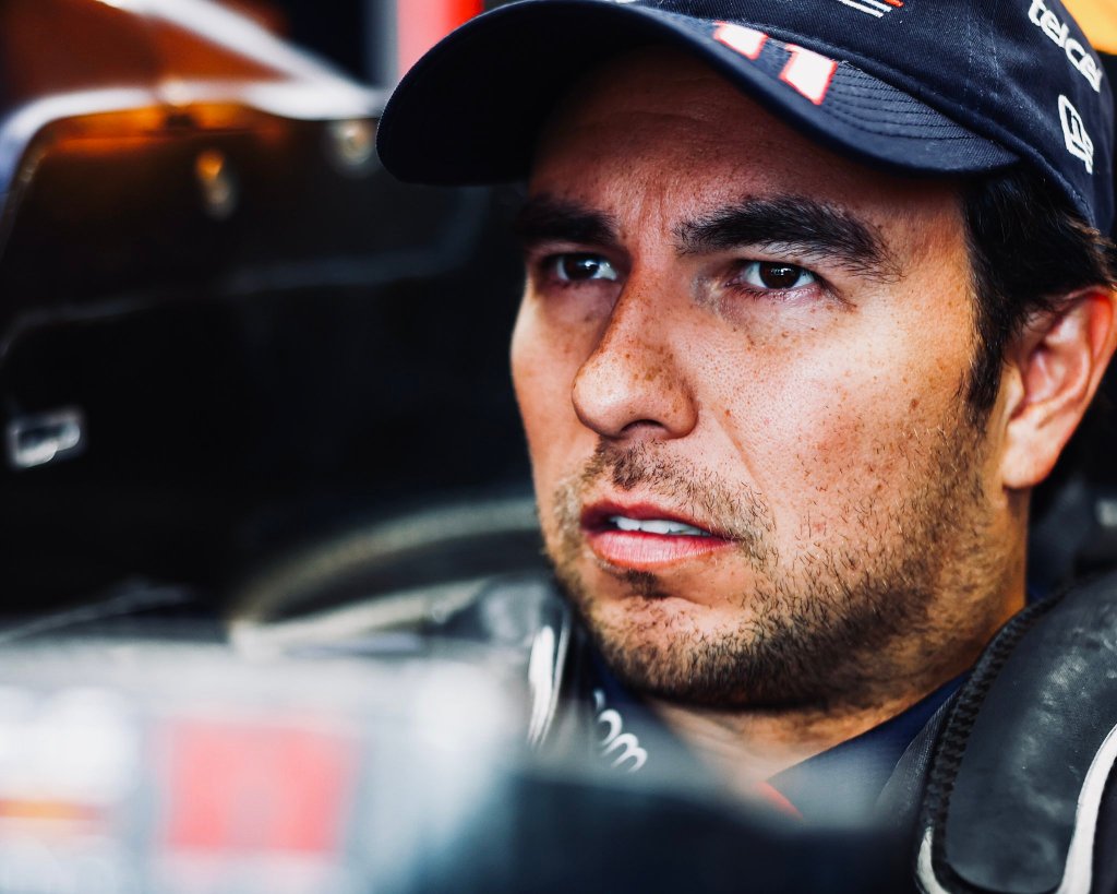 Checo Pérez durante el fin de semana en Brasil