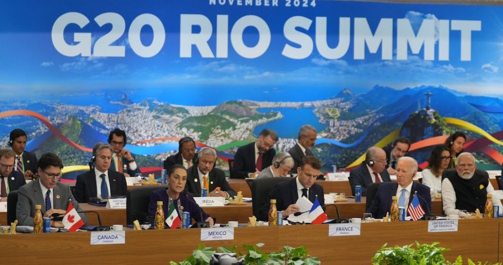 Claudia Sheinbaum en Cumbre G20 de Brasil 