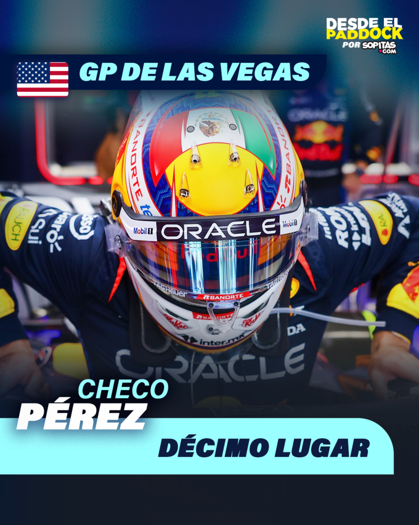 Cómo le fue a Checo en Las Vegas