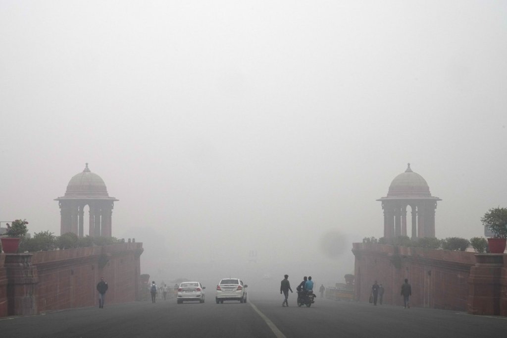 La contaminación en Nueva Delhi