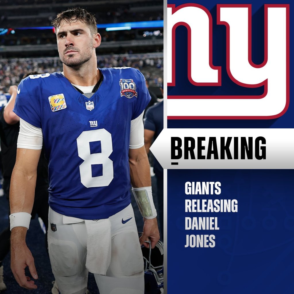 Daniel Jones fuera de Giants