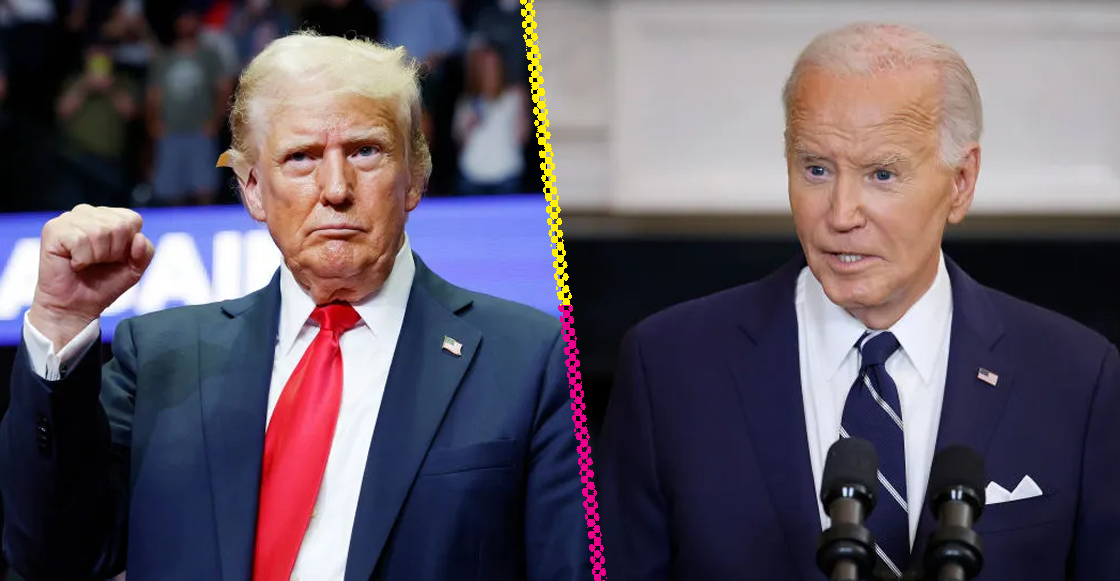 Todo listo para la primera reunión entre Donald Trump y Joe Biden