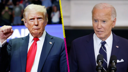 Todo listo para la primera reunión entre Donald Trump y Joe Biden