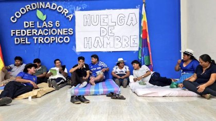 evo morales huelga de hambre 1