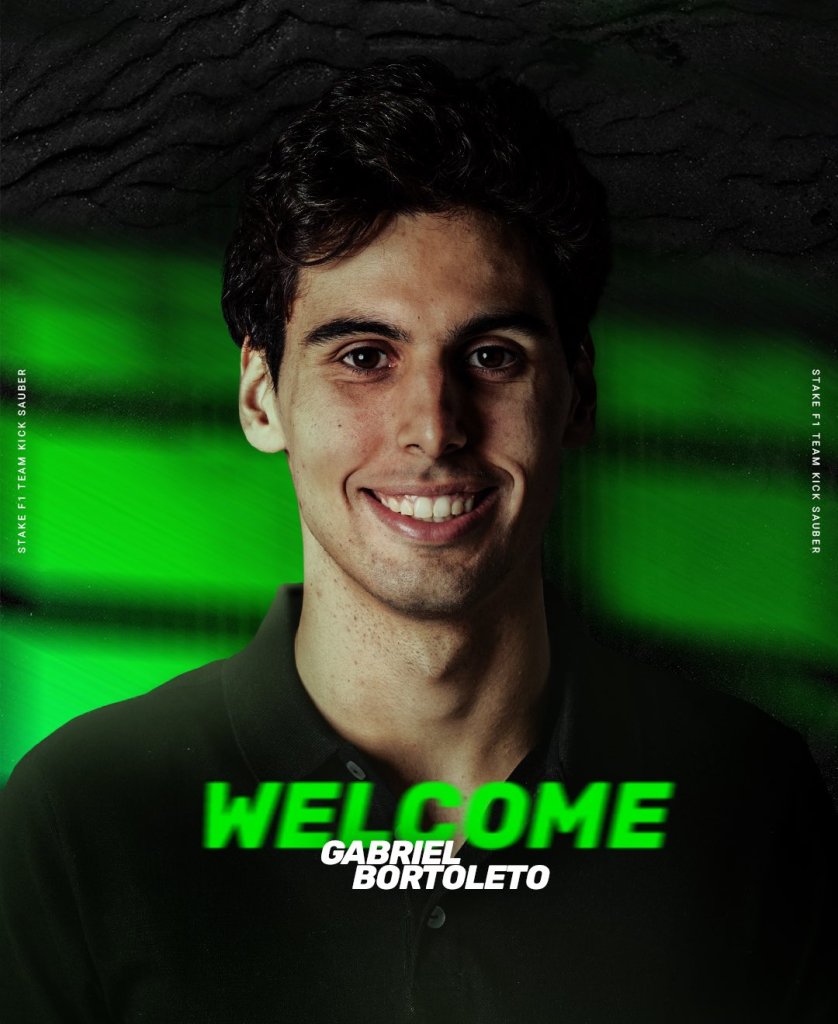 Gabriel Bortoleto nuevo piloto de Sauber