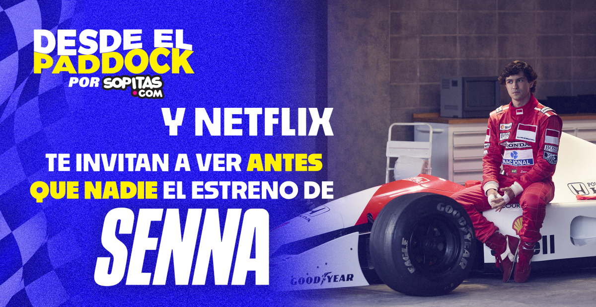 Te llevamos a ver la serie de Senna antes que nadie