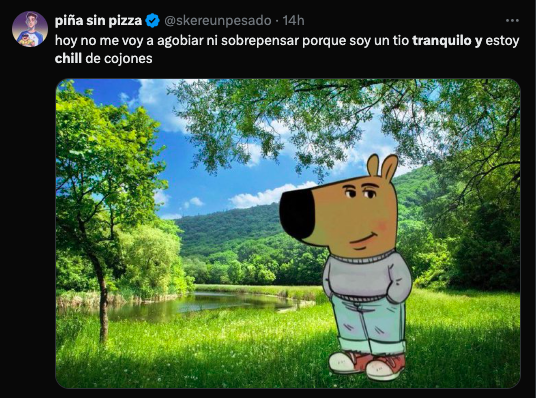 La historia (y origen) detrás del meme del 'Tío tranquilo y chill'