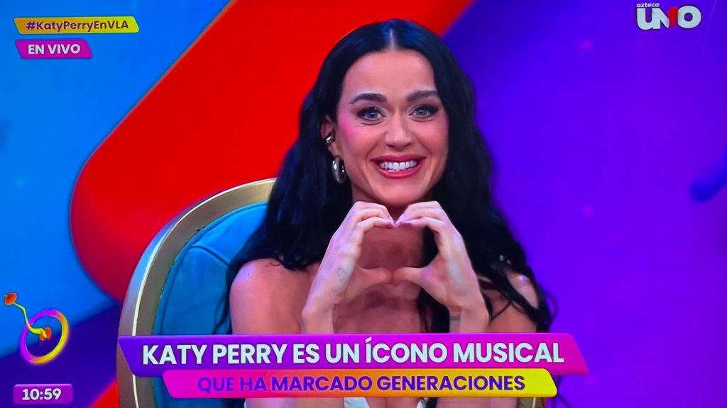 Katty Perry en Venga la Alegría