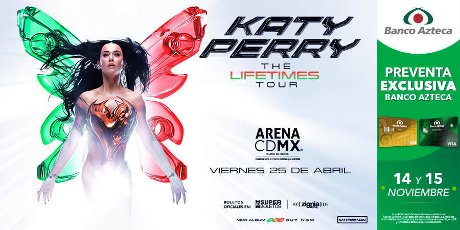 Katy Perry regresa a México: Fechas, boletos y todo sobre sus conciertos