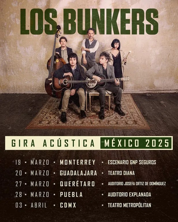 Los Bunkers en México 2025