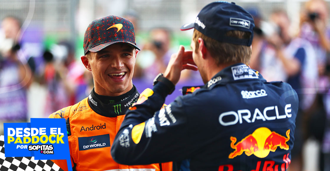 Max Verstappen y Lando Norris