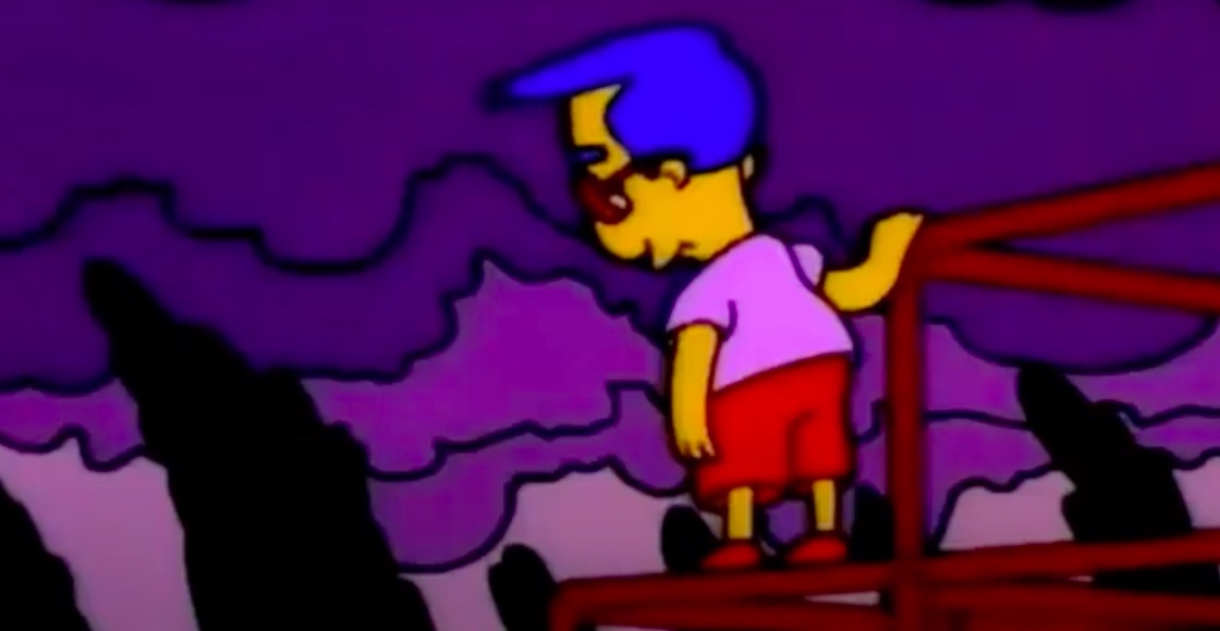 Milhouse triste