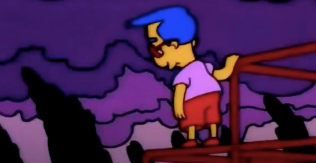 Milhouse triste