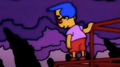 Milhouse triste