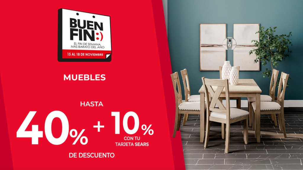 sears buen fin muebles