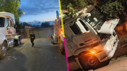 Volcadura de traíler en la Naucalpan-Toluca ocasiona tráfico