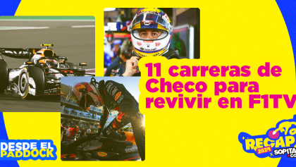 11 carreras de Checo que te pondrán la piel chinita