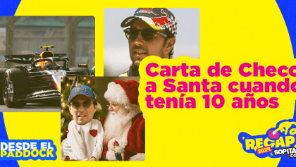 Carta de Checo Pérez a Santa a los 10 años