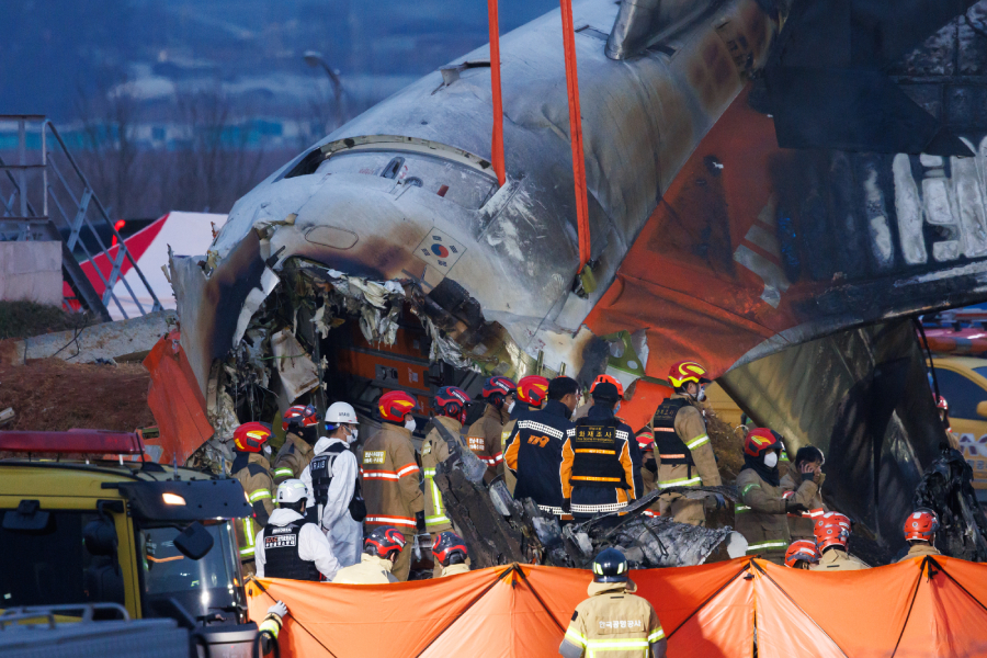 Accidente de avión en Corea del Sur pudo ser provocado por un choque con aves 