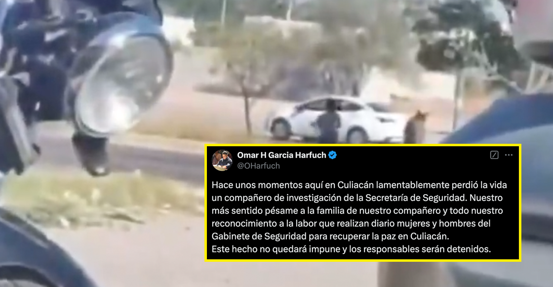 Atentado contra equipo de Omar García Harfuch en Sinaloa