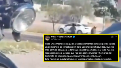 Atentado contra equipo de Omar García Harfuch en Sinaloa